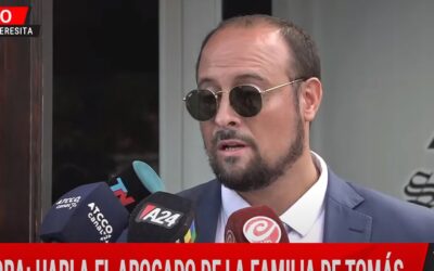 Entrevista en canal A24 como abogado de la familia de Tomás Tello