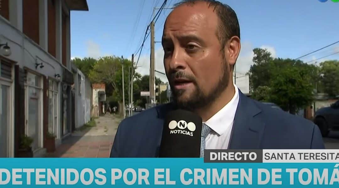 Caso Tomás Tello abogado en programa de televisión Telefe Noticias